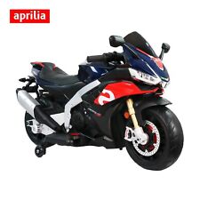 Aprilia 24V Electric Motorcycle Kids Ride on Motorbike Toy 6Mph w/Bluetooth LED picture