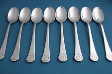 8 Place Oval Soup Spoons Robert Welch AMMONITE BRIGHT 18/10 Glossy China 7 3/4