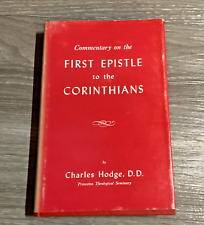Commentary on The Epistle to the Corinthians Charles Hodge D.D. 1965 HC/DJ Good picture