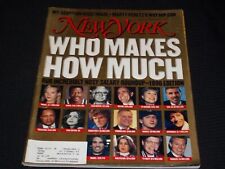 1996 SEPTEMBER 23 NEW YORK MAGAZINE - WHO MAKES HOW MUCH COVER - L 9576 picture