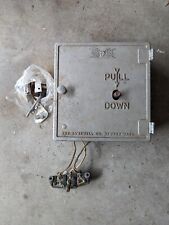 Vintage Gamewell Fire Alarm Box - Silver  picture