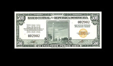 Reproduction Rare Dominican Republic 500 Pesos 1947 Banknote Antique America picture