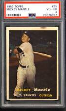 1957 Topps #95 Mickey Mantle PSA 4 picture