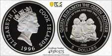 1996 COOK ISLANDS SILVER  $5 THE DUCHESS OF YORK & HER TWO DAUGHTERS- PCGS PR69 picture