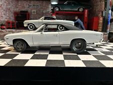 ERTL  1/18 Ertl American Muscle White 1967 Custom Chevy Chevelle SS 427 L-78 picture