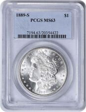 1889-S Morgan Silver Dollar MS63 PCGS picture