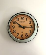 Vintage Original SEIKO, Old Ship's Antiques Industrial Super Tanker Wall Clock picture