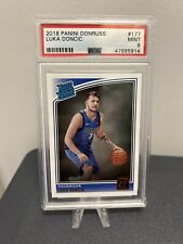 Luka Doncic 2018 Panini Donruss Basketball Rookie Card RC #177 PSA 9 MINT picture