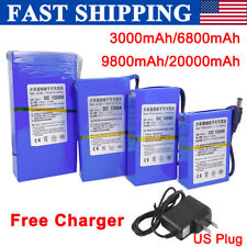 Portable 12V 4800mAh 6800mAh 9800mAh Rechargeable Battery Pack For CCTV Camera picture