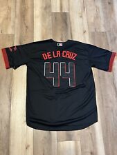 Elly De La Cruz #44 Cincinnati Reds Black City Jersey Stitched YOUTH MED Jersey picture