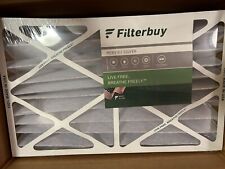 Filterbuy Merv 8/Silver  Air Filter 16 X 20 X 4 Lot Of 2 picture