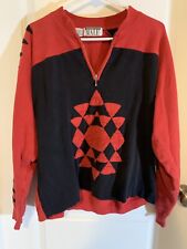 VTG International Male 1/4 Zip Red And Black picture