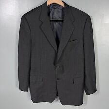 Loro Piana Hickey Freeman Sport Coat Mens 42 R Jacket Gray Wool Two Button Italy picture
