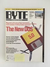 BYTE Magazine JUL 1991 Back Issue COMPUTER Magazine - DOS 5.0 introduction picture