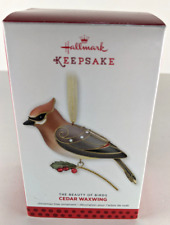 Hallmark Keepsake Cedar Waxing Ornament Beauty of Birds 9th in Series picture