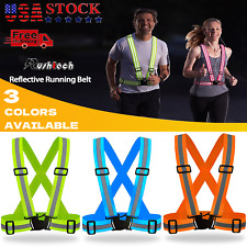 Reflective Vest Adjustable Safety Belt Stripe Strap Night Running Jogging Biking picture