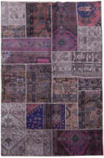 4' x 6' Multi Color Antique Traditional Patchwork Rug 22160 picture