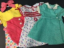 American Girl Kit 3 Dress Lot~Reporter~Birthday~Photographer/Cardigan/Hairbow picture