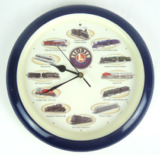 LIONEL Train Wall Clock with Sounds TESTED  13