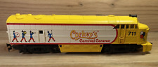 Corkeys Carnival Caravan Bo-Bo diesel Loco. 2 rail DC. HO Scale. Light.Good cond picture