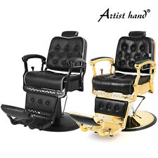 Artist hand Vintage Barber Chair Hydraulic Recline HeavyDuty Beauty SalonStyling picture
