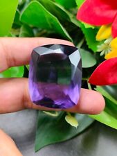 Best Offer 50.30 Ct Certified Making For Pendant Purple Amethyst Loose Gemstone picture