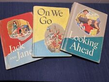Set of 3 - 1963 3rd Edition Reading for Meaning Houghton Mifflin Vintage Booksl picture