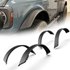 4pcs Steel For 2021-2024 Ford Bronco Front Rear Fender Flares Protector Off-road picture