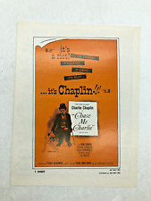 Chase Me Charlie (Chaplin, 1918) Pressbook Promo Materials Edna Purviance picture