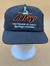 Vintage AJ Foyt 35 Years Indy Copenhagen Racing Tobacco Embroidered USA Snapback picture