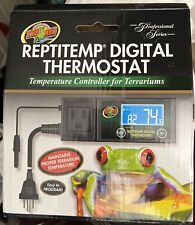 ZOO MED RT-600 REPTITEMP DIGITAL THERMOSTAT LCD DISPLAY Automatic $2 SHIPPING picture