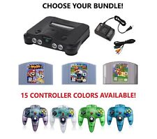 REFURBISHED N64 Nintendo 64 Console - CHOOSE BUNDLE Mario, Mario Kart, or Smash picture