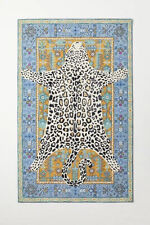 Octavia Leopard rug Animal rug | Hand made rug | Modern rug | 6X9 wool area rug picture
