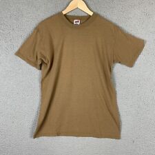 Vintage Soffe Adult Medium Blank Brown 50/50 Cotton Blend USA picture