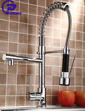 Chrome Kitchen Faucet Swivel Single Handle Sink Pull Down Sprayer Mixer Tap picture
