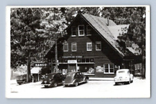 RPPC 1940'S. WRIGHTWOOD STORE. HANCOCK GAS. WRIGHTWOOD, CAL. POSTCARD 1A38 picture