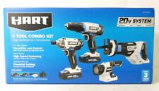 Hart HPCK402B 20V Cordless 4-Tool ,2 Batteries, Charger  & Bag-New In Box🔥 picture