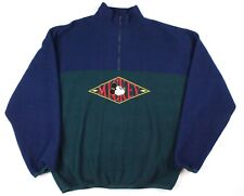 Vintage 90's Disney Mickey Mouse & Co Pullover 1/4 Zip Fleece Jacket Size Large picture