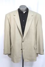 mens tan ALEXANDER LLOYD menswear blazer jacket cotton wool sport suit coat 58 R picture