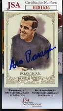 Ara Parseghian 2012 Topps Allen Ginter Jsa Coa Hand Signed Authentic Autograph picture