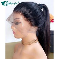 360 Full Lace Silky Straight Wig 100% Human Hair Pre Plucked 13*6 Lace Front Wig picture