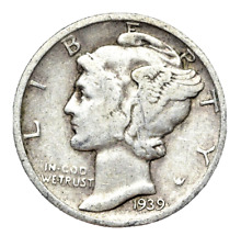 1939-S Mercury 90% Silver Dime Good“Best Value On eBay” Free S&H W/Tracking picture