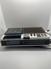 Vintage General Electric Clock Radio GE Model 74956A Cassette Tape Player picture