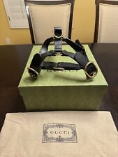 New Authentic Gucci Leather Dog  Harness M picture