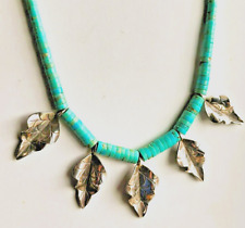 RARE .999 Silver Turquoise Necklace picture