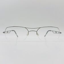 Lindberg eyeglasses Men Ladies Angular Silver Strip Titanium Mod 3002 P10 49/17 picture