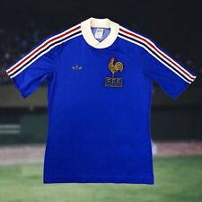 France 1978 World Cup Authentic Home Soccer Jersey Small XS Adidas Camiseta picture
