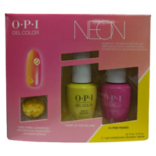 OPI GelColor - Neons GelColor Nail Art Duo Pump Up The Volume / V-I-Pink Passes picture