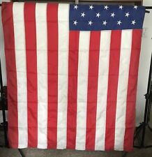 Vintage Dura-Lite American Flag measures 5’ x 8’ 95% Nylon Made in the USA picture