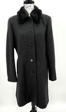 Vintage Donny Brook Women's 100% Wool Coat Made In Russia Size 14 picture